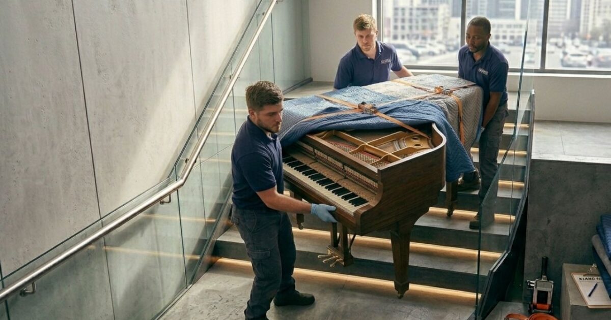 How Piano Movers Safely Transport Upright and Grand Pianos